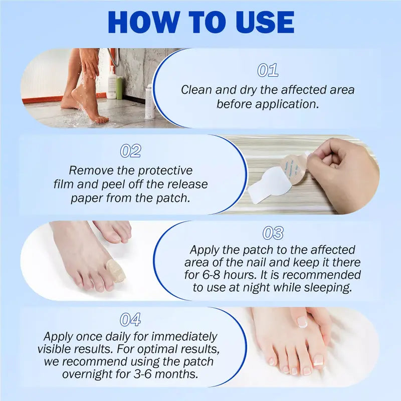 Intensive Nail Treatment Patches——Eliminate Fungus, Strengthen Nails, Restore Beauty Instantly!