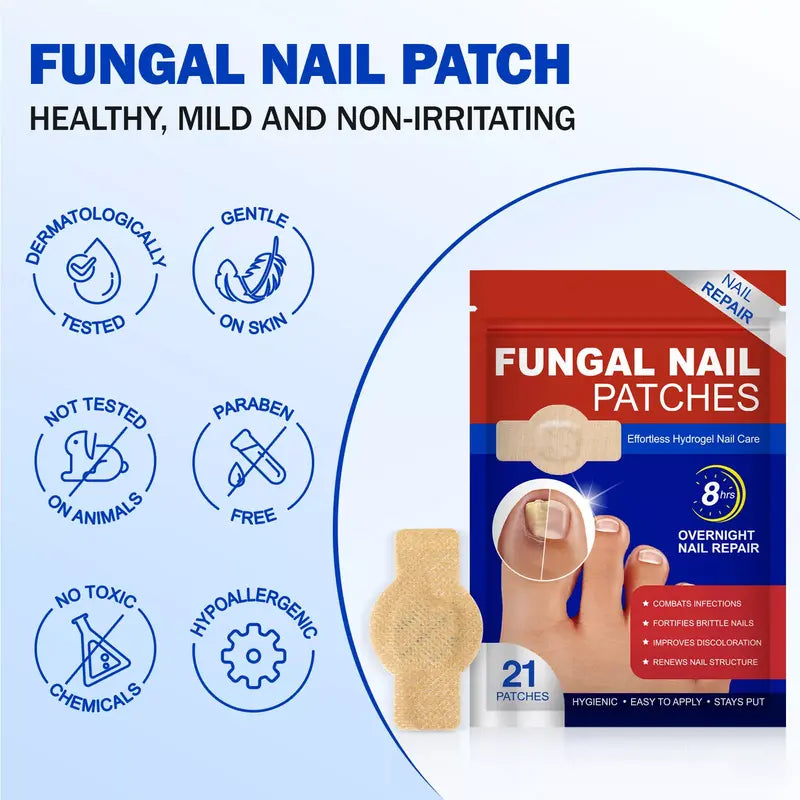 Intensive Nail Treatment Patches——Eliminate Fungus, Strengthen Nails, Restore Beauty Instantly!