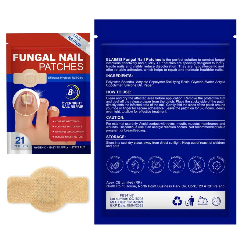 Intensive Nail Treatment Patches——Eliminate Fungus, Strengthen Nails, Restore Beauty Instantly!