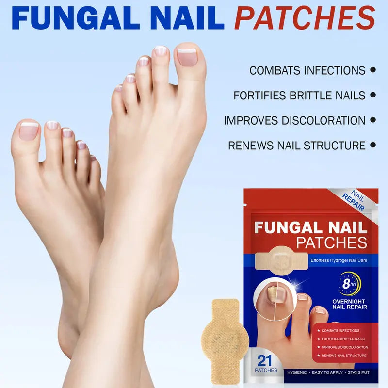 Intensive Nail Treatment Patches——Eliminate Fungus, Strengthen Nails, Restore Beauty Instantly!
